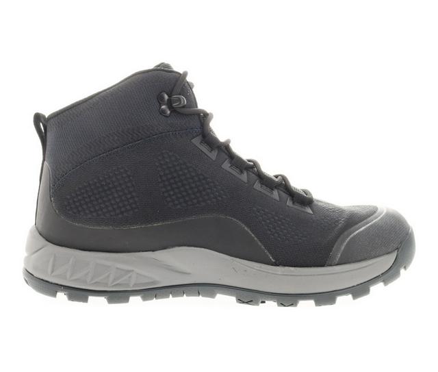 Men's Propet Varese Water Resistant Winter Boots in Black color