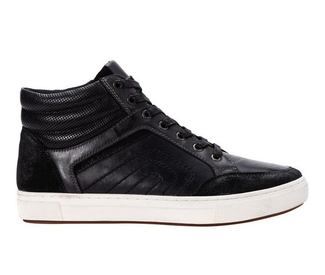 Men's Propet Kenton Lace Up Sneaker Boots in Black color