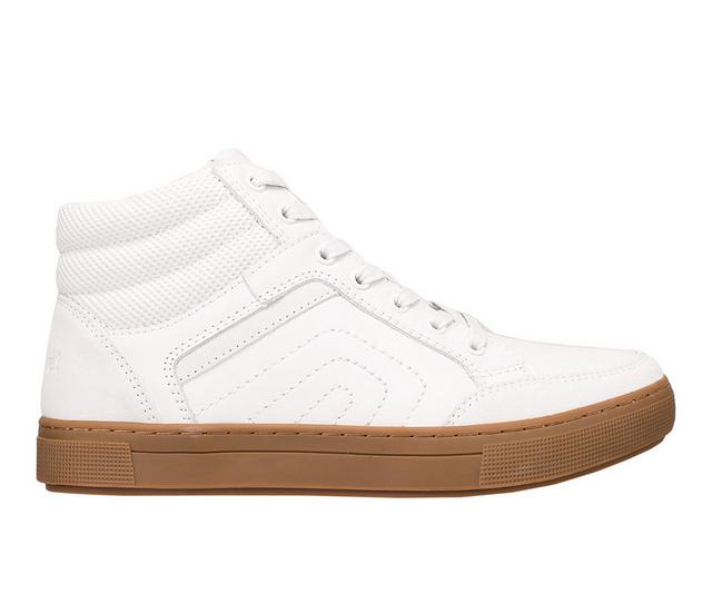 Men's Propet Kenton Lace Up Sneaker Boots in White Onyx color