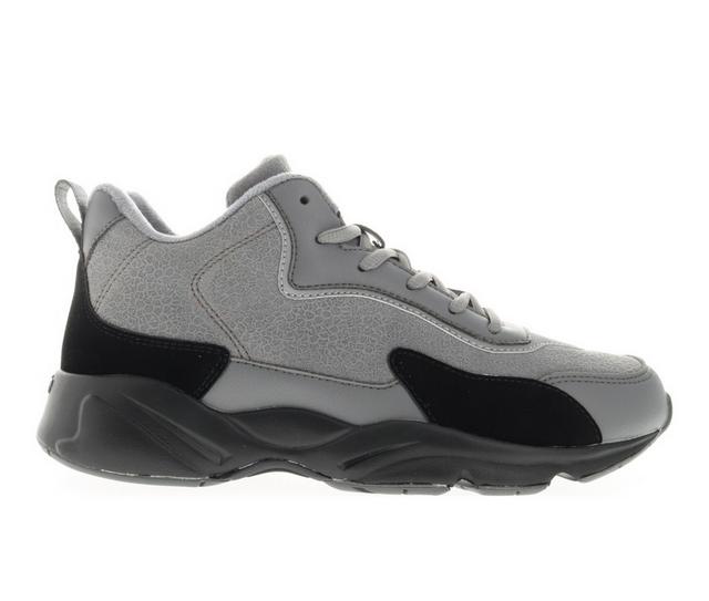 Men's Propet Stability Mid Boots in Grey/Black color