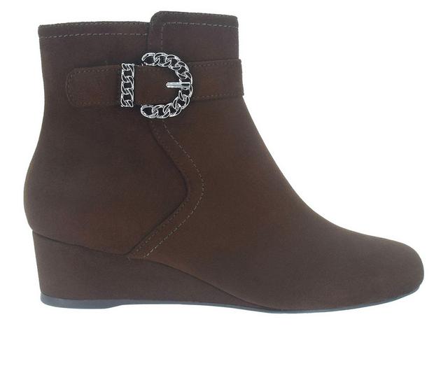 Women's Impo Gandan Booties in Mink Brown Wide color