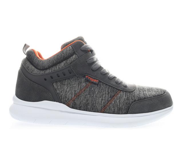 Men's Propet Viator Hi Boots in Grey/Orange color