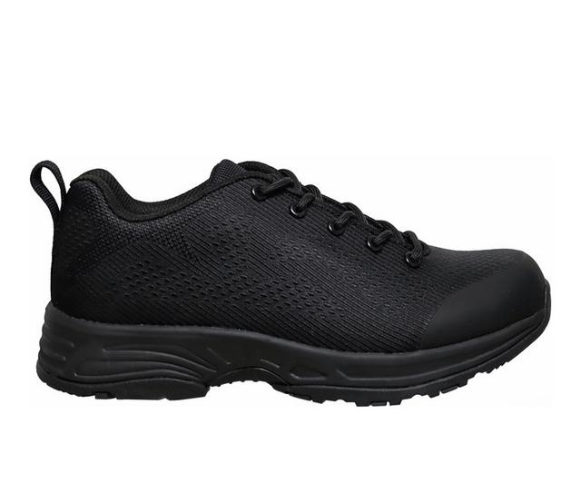 Women's Propet Cora Water Resistant Hiking Shoes in All Black color