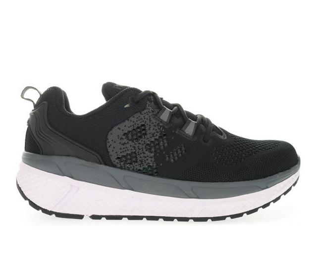 Women's Propet Ultra Walking Shoes in Black/Grey color