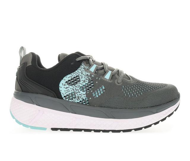 Women's Propet Ultra Walking Shoes in Grey/Mint color