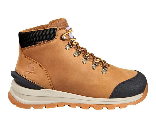Men's Carhartt FH5050 Men's Gilmore 5" WP Soft Toe Work Boots in Light Brown color