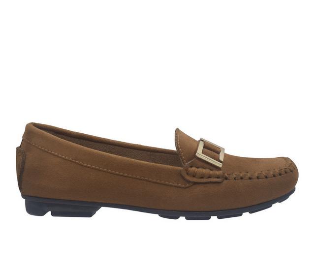 Women's Impo Baya Flats in Toffee color