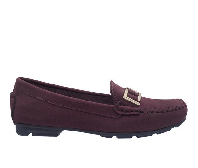 Women's Impo Baya Flats in Burgundy color
