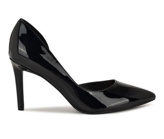 Women's Nine West Evrytim Pumps in Black Patent color