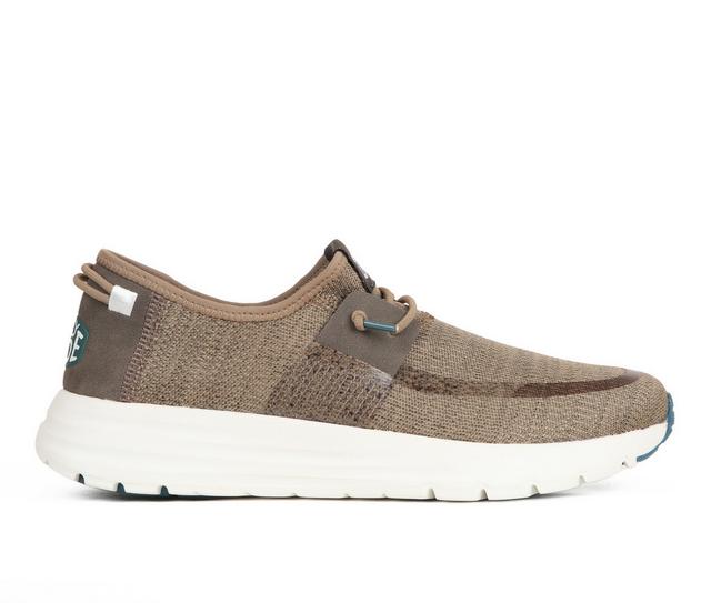 Men's HEYDUDE Sirocco Sneakers in Beige Bark color