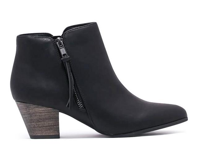 Women's Chelsea Crew Logan Heeled Booties in Black color