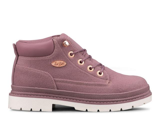 Women's Lugz Drifter Peacoat Booties in Pink/White color