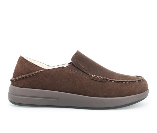 Propet Edsel Slippers in Brown color