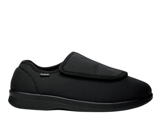 Propet Men's Cush N Foot Slippers in Black color