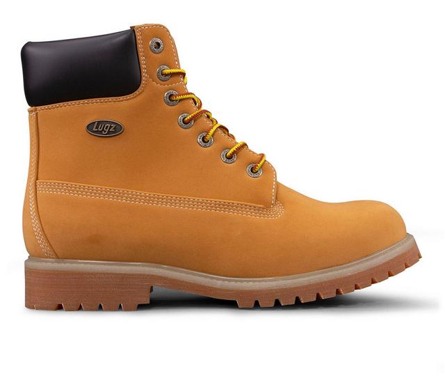 Men's Lugz Convoy Wide Men's Boots in Wheat/Bark/Tan color