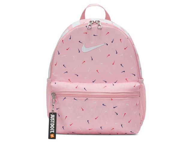 Nike Youth Brasilia JDI Backpack in Y Pink/Wht color