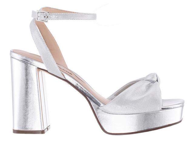 Women's N by Nina Seline Special Occasion Shoes in Silver color