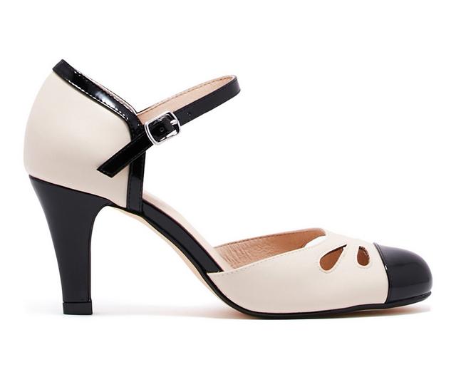 Women's Chelsea Crew Getty Pumps in Black/Bone color