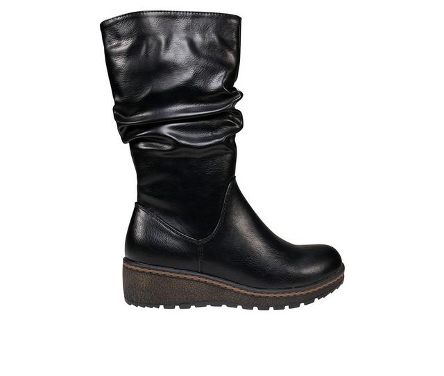 Women's GC Shoes Dange Knee High Boots in Black color