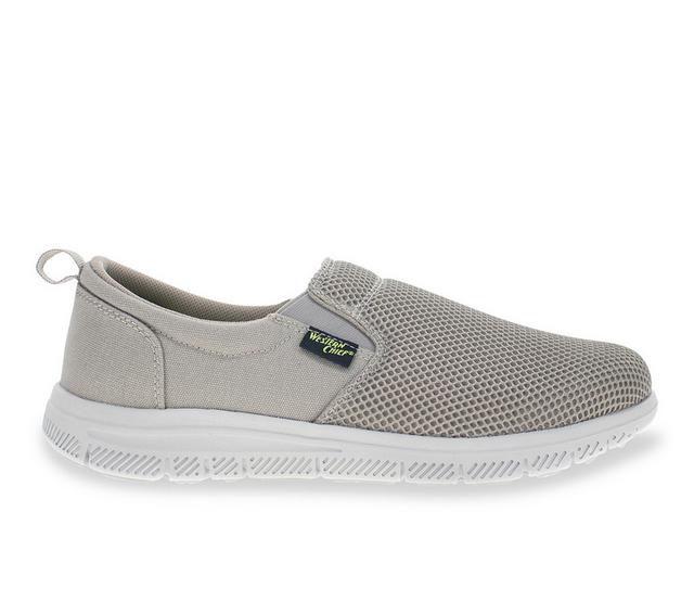 Men's Western Chief Skipper Casual Slip Ons in Gray color