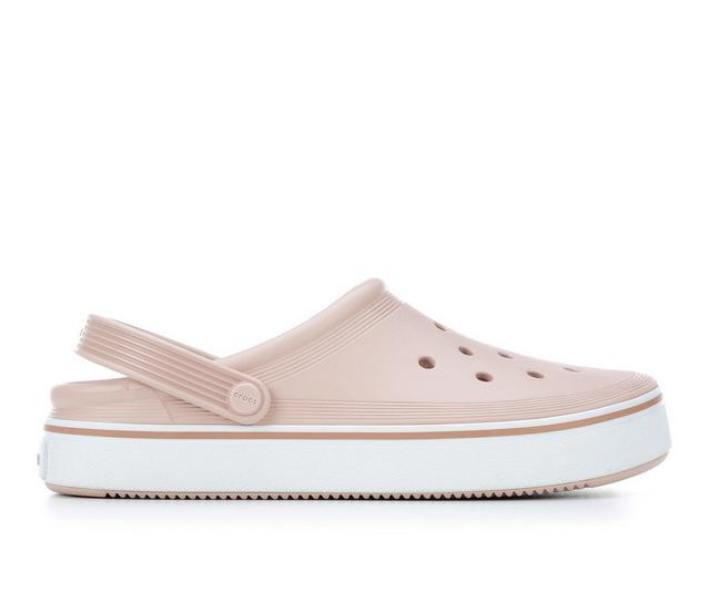 Adults' Crocs Off Court Clogs in Pink Clay color