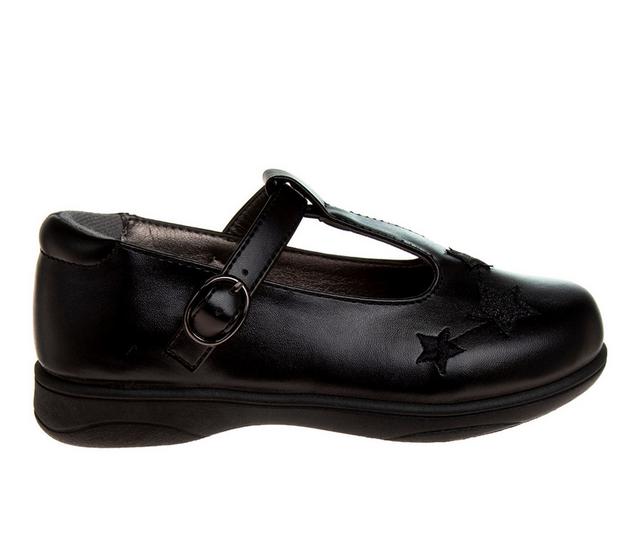 Girls' French Toast Little Kid Ajaccio Action Dress Shoes in Black color