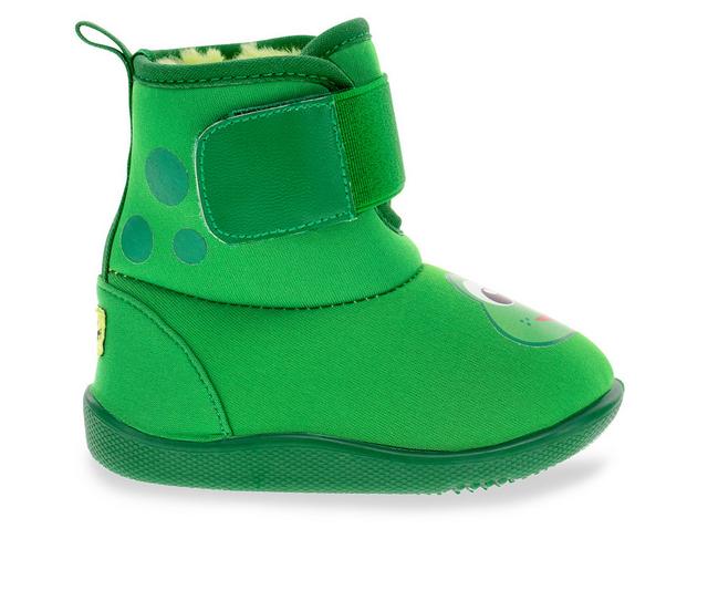 Western Chief Infant Pollywog Frog Boots in Green color