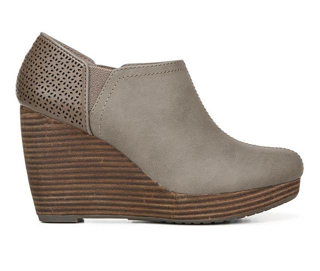 Women's Dr. Scholls Harlow Wedge Booties in Taupe Synthetic color