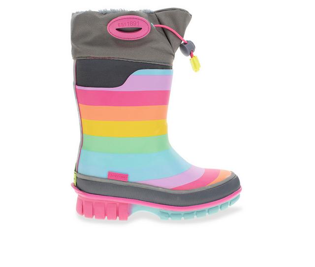 Girls' Western Chief Little Kid & Big Kid Rainbow Rules Winter Boots in Multi color
