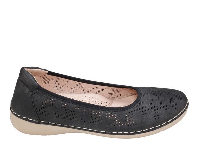 Women's GC Shoes Kiana Flats in Black color