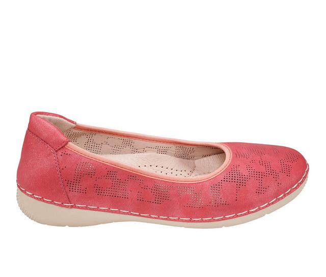 Women's GC Shoes Kiana Flats in Red color