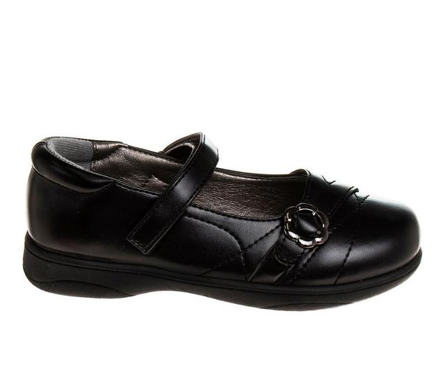 Girls' French Toast Little Kid & Big Kid Fancy Fleur Dress Shoes in Black color