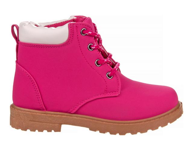 Girls' Josmo Toddler & Little Kid Construction Fashion Boots in Fuchsia color