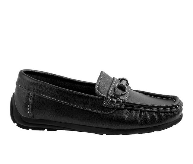 Boys' Josmo Toddler & Little Kid Sailing Boy Loafers in Black color