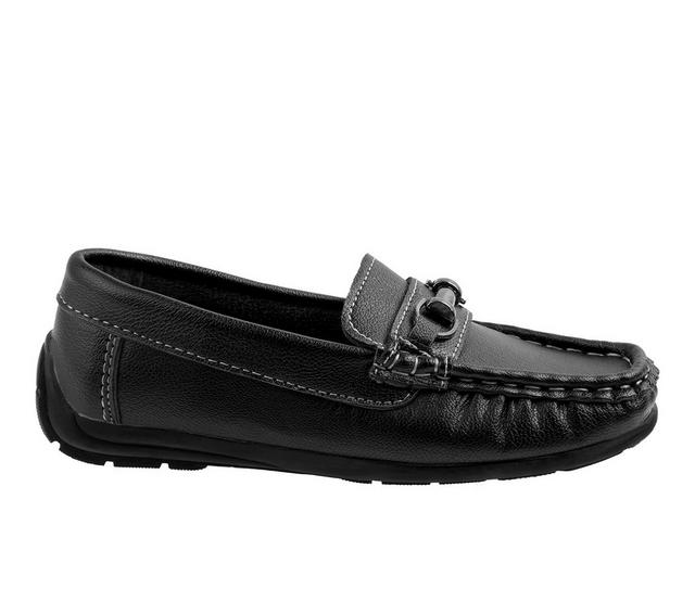 Boys' Josmo Little Kid & Big Kid Casual Elegance Loafers in Black color