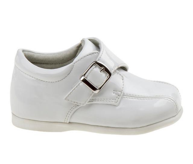 Boys' Josmo Infant & Toddler Buckleboys Dress Shoes in White Patent color