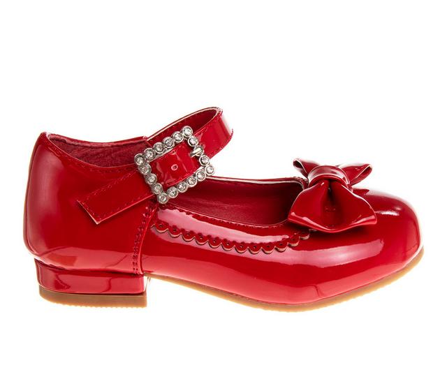 Girls' Josmo Toddler & Little Kid Beau Noeud Special Occasion Shoes in Red Patent color