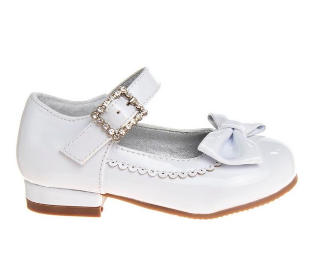 Girls' Josmo Toddler & Little Kid Beau Noeud Special Occasion Shoes in White Patent color