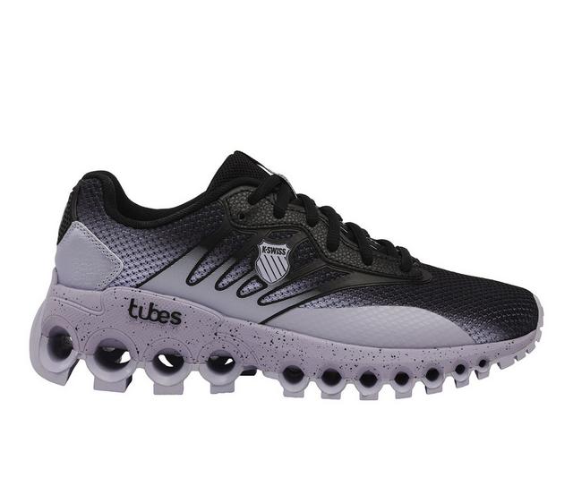 Women's K-Swiss Tubes Sport Sneakers in Black/Lilac color