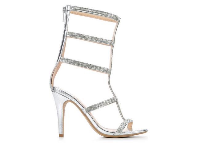 Women's Delicious Party Time Gladiator Dress Sandals in Silver color