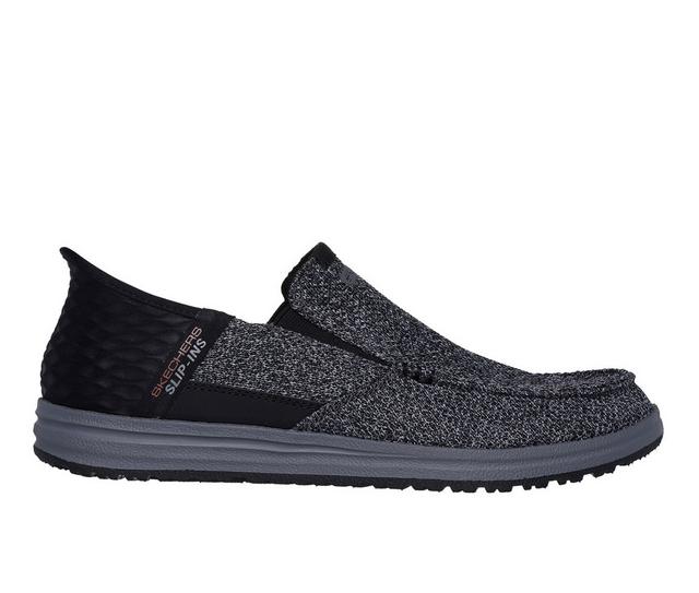 Men's Skechers Melson- Bentin Slip In in Black color