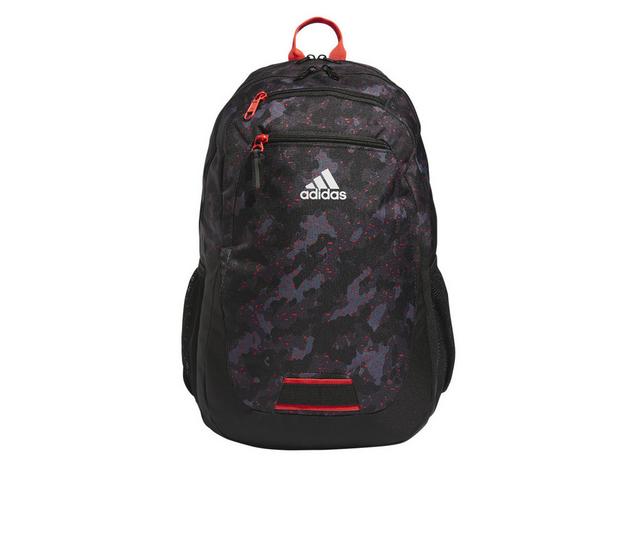 Adidas Foundation 6 Backpack in Galaxy Camo/Red color