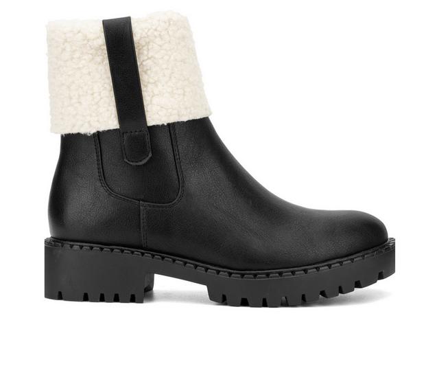 Women's New York and Company Nelli Winter Booties in Black color