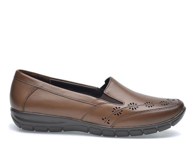 Women's Pazstor Angy Loafers in Bison Brown color