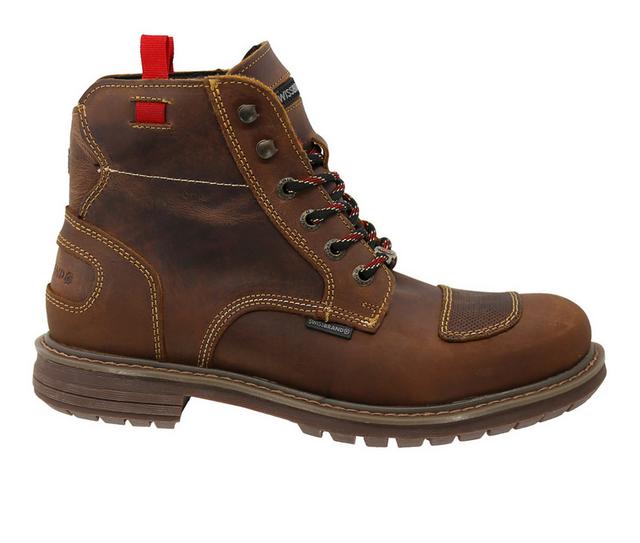 Men's Swissbrand Zug Urban Boot 365 Moto Boots in Honey color