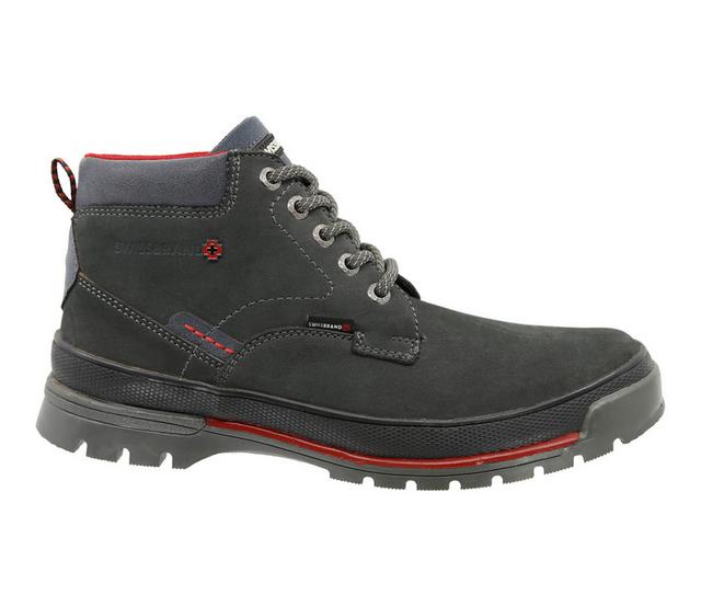 Men's Swissbrand Grisones Urban Boot 336 Boots in Blue color