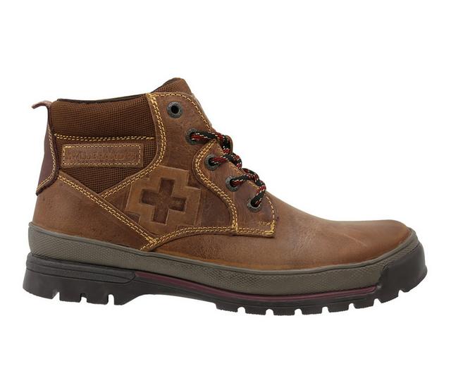 Men's Swissbrand Grisones Urban Boot 337 Boots in Brown color