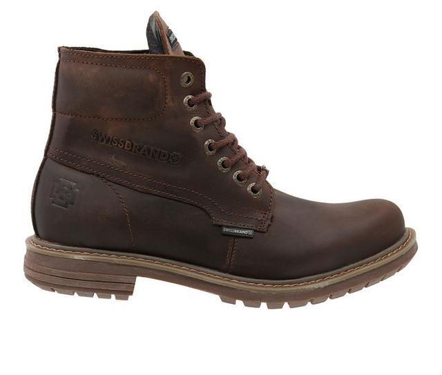 Men's Swissbrand Zug Urban Boot 361 Boots in Brown color