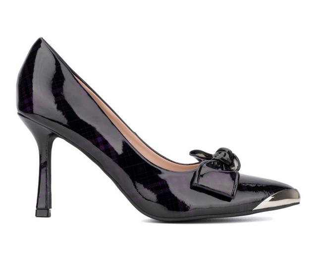 Women's New York and Company Wendy Pumps in Purple color