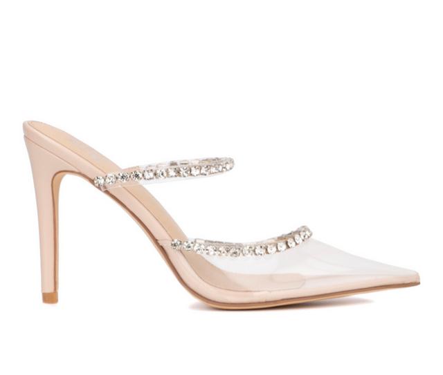 Women's New York and Company Fatima Pumps in Nude color